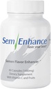 Semenhance - あなたのセメンの味のフルーティーな男性のフォーミュラをパイナップル&ビタミンC - 男性のためのフルーツベースのサプリメント - 60カプセル