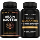 ビタミンの頭脳ブースター30 ct + アスタキサンチン60 ct