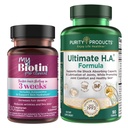 純度製品バンドル - MyBiotin ProClinical + Ultimate H.A MyBiotin ProClinical(Biotin、MB40Xのマトリックス、アスタキサンチン) - Ultimate H.A.(バイオセルコラーゲン、ケルセチン、ヒアルロン酸+以上)