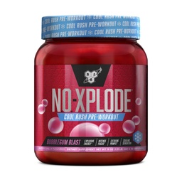 BSN N.O.-XPLODE Cool Rush Pre Workout Powder, Preworkout Energy Supplement for Men and Women with Creatine and Beta-Alanine, Bubblegum Blast, 30 Servings, 1.2 Pound (Packaging May Vary)