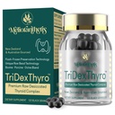 甲状腺サプリメント – TriDexThyroTM 生の乾燥甲状腺複合体 375 豚と mg, パン&オバイン –120 女性と男性のためのカプセル(1パック)