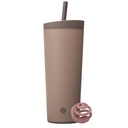 BlenderBottle 2-in-1はステンレス鋼のシェーカーのタンブラー、Swig Leakproofのふた、わら、Ball、蛋白質の揺れ、スムージーおよび前ワークアウト、ブラウン(Cocoa)のための自由なBPAを絶縁しました