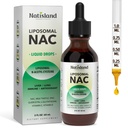 リポソーム液NACドロップ、NACサプリメントN-アセチルシステイン、NAC 600mgとミルクアワー&キッズ、肝臓&肺、免疫&抗酸化サポート、皮膚&細胞の健康、2 Fl Oz
