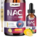 Liposomalの液体NACの補足N-アセチル Cysteineの低下、グルタチオン、大人のためのResveratrol及び亜鉛が付いているNのアセチルCysteine 600mg及び子供のレバー肺酸化防止免疫及び皮の健康、レモン2 Fl Oz