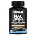 XGoldの健康NAC 1000はケルセチン95%、Bromelain、亜鉛、ビタミンC、D3及びK2の免疫力サポート及び酸化防止の補足の高度の防衛ブレンド90の野菜のカプセルとmgをmgに入れます