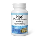 ナチュラルファクターN-アセチル-L-Cysteine 600mg - 健康的な肝臓と肺をサポート - 抗酸化サポートサプリメントは免疫システム健康をサポート - 60ベジタリアンカプセル(60サービング)