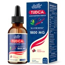 TUDCA のレバー サポート低下 1800mg - ベール ソルト、NAC、Schisandra および Dandelion のレバーの Detox 及び修理との強力な肝臓の補足-速い吸収、砂糖なし、アルコールフリー– 2 Fl.Oz