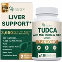 Migcopat 7-in-One TUDCAの補足、ミルクの本質、NAC、アルファLipoicの酸、Dandelionの根、肝の洗剤及び修理のためのBileの塩TUDCA、Bileの流れおよび消化器サポート- 120のカプセル