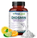 FineLand Diosmin & Hesperidin Complex, プレミアムアドバンストフォーミュラ, 1000 mg, 血流と循環サポート, 120 カプセル, 100% ビーガン, すべての自然