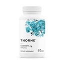 THORNE - 5-MTHF - メチルフォレート(Active B9 Folate)サプリメント - 心血管の健康、胎児発達、神経の健康、メチル化&ホモシースタインレベルをサポート* - 60 サービング - 5-MTHF 1mg