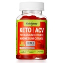 減量サポートのためのケトACVグミー、B12、電解物、ビートルート&ポメグラネートとApple Cider Vinegar 8-in-1 Apple Cider Vinegar 8-in-1 Apple Cider Vinegar | ダイジェスト、メタボリズム、重量管理をサポート | Keto-Friendly、60 Gummies