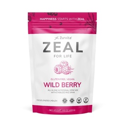 Zurvita - ライフ30日ウェルネスバッグのためのZeal - ワイルドベリー風味 - 毎日の栄養補助食品、免疫、および全体的なウェルネス - 420グラム