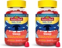 Nature Made Kids First Sleep Melatonin Gummies,100% Drug-Free Sleep Aid,Kids-Sleep Gummies for Restful-Sleep,45 Count (Pack of 2)