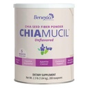 Chiamucil Prebioticチアファイバーサプリメントパウダー - 食欲コントロール&消化の健康のために - Chiaファイバー&Chicoryルート(インリン) - グルテンフリー&砂糖、ビーガン、非GMO、非風味 - 100サービング