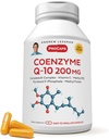 ANDREW LESSMAN Coenzyme Q-10 200mg 180カプセル - エネルギー生産と最適なキーオーガン機能、アンチ酸化防止サポート、老化、プラスBコンプレックスで枯渇。 カプセルを飲みやすい
