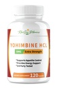 Yohimbine HCLの樹皮のエキスの余分強さの補足5mg x 120ctのカプセルの優れた脂肪質のバーナー、減量、食欲制御、男性サポート、エネルギーおよび多く