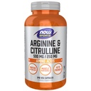 NOWのスポーツの栄養物、アルギニン及びCitrulline 500のmg/250のmgのアミノ酸、240のベジのカプセル