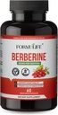 Berberine 500mg - Berberineの補足 サポートGLP-1、AMPKの活発化器、Metabollic Wellnes、健康なライフスタイルの女性及び人のためのBerberine HCL 500mg、60のカプセル、非GMO、米国で作られるビーガン、