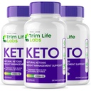 rize labs - トリムライフラボケトカプセル - 減量の丸薬 - サポート最大強度フォーミュラ、Keto + ACVサプリメント(180カプセル)