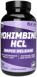 EASヨヒンビンHCL | 減量とアスレチック性能の向上 | 急速なリリース技術 | グルテンフリー・非GMO・ベジタリアン対応 | 90カプセル