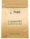 Pure Original Ingredients L-Lysine HCl (8 oz) Alpha Amino Acid, Non-GMO, Gluten-Free