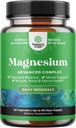 High Absorption Magnesium Complex Supplement - Magnesium Oxide 500mg with Citrate 500mg for Sleep and Mood Support - Pure Citrate per Serving for Muscle Stomach and Digestion