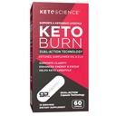 Keto Science Keto Burn Capsule, Exogenous Ketone, BHB & EGCG, Ketones for Hydration, Keto BHB, ウェイトサポート, エネルギー, フォーカス&ケトーシス, 60 カプセル, 15 サービング