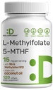 DEAL SUPPLEMENT L-Methylfolate 15 mg / サービング、120 ココナッツ オイル ソフトゲル | 活性5-MTHF メチル ビタミンB9、B6及びメチル化B12の3-in-1 | 活動的な Folate の補足 | GMO のグルテンフリー