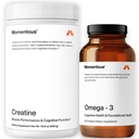 モーメンスクレアチンモノハイドパウダー&オメガ-3フィッシュオイル1,600mg - EPA&DHAのための毎日のオメガ3サプリメント - 強度、リーンマッスル、回復、関節の健康をサポート - NSF スポーツ認定