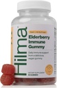 Hilma Elderberry Gummies Formulated with Vitamin C & Zinc, Natural, Vegan, Clinically Proven Ingredients, Immune Support Supplement Plus Antioxidants,Natural Berry Flavor (60 Gummies)