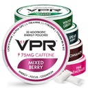 VPR 75mgカフェイン向知性ポーチ | ライオンのマネ、アルファGPC、ビタミンB6&B12、L-テアニン、L-チロシンと20カウントのエネルギーポーチ | 天然に風味のフォーカスポーチ | バラエティパック