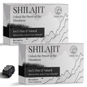シラジット錠1000 MG、100%ヒマラヤオーガニック、シラジットサプリメントは、フルヴィク酸&85 +男性と女性のためのミネラルをトレース、エネルギー&免疫システム、120カウント