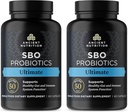 古代栄養プロバイオティクス、SBO Probiotics Ultimate 50 Billion CFUs*/Serving、消化器および免疫サポート、グルテンフリー、古代のスーパーフードのブレンド、収縮包まれた60カプセル(2パック)