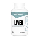 NutraBioの肝サプリメント - 抗酸化剤、ミルクアザミ肝臓デトックス、グルタチオン、Tudca - 肝臓のクレンジングデトックスと修復を促進 - 90カプセル
