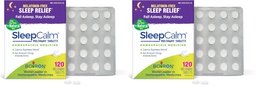 Boiron SleepCalmは、深層、回復、夜眠りのための睡眠補助金を錠剤にします - Melatonin-Freeと非習慣形成 -、120カウント(パッケージ2)
