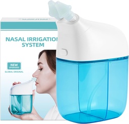 鼻の潅漑システム、鼻のリンス機械、Sinusのリンス機械、水漕が付いているSinusの洗剤機械及び不用なコレクション タンク- 鼻の洗剤、Sinusの大人のアレルギー救助-青