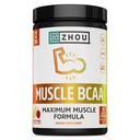 ZHOU筋肉BCAA - ビーガンBCAAパウダー、男性&女性のためのBCAAサプリメント、サポート筋肉の健康、エネルギーのためのドリンク、すべての天然分岐チェーンアミノ - トロピカルパンチ、11.6オンス(30のサービング)