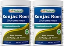 ベストナチュラルズ2パックKonjacグルコマンナンルート1ポンド - 2000mg perサービング - (合計2ポンド)