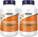 NOWの食糧は、Glucomannan (Amorphophallus konjac)の純粋な粉、サポート規則*、健康な重量管理*、8のOunce、(2のパック)を補います
