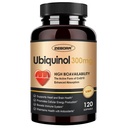 ZEBORA Ubiquinol CoQ10 300mgのSoftgels、中心および管の健康のための4-in-1強力な酸化防止剤、エネルギー生産、CoQ10の最高の吸収活動的な形態、120のSoftgelsのための必須