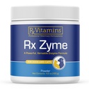 RxビタミンRx Zymeパウダー - 犬と猫のための消化酵素 - 犬、猫の便秘救済、アンチブロッキング - 猫消化のサポートと犬の腸の健康 - 120g