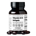 サンタ・クルス・パレオ・ビタミンK2 + D3 Softgels、有機オリーブオイルと毎日の補足、ビタミンK1とK2の2つのフォームを含む、ハート&骨の健康、グルテンフリー、砂糖無料、パレオ、ケト、60カウントをサポート
