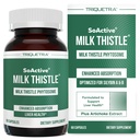 SoActive® ミルクアザミ: 10X より効果的なミルクアザミ Phytosome, エッセンシャル バイオアクティブ シリンビン A & B Plus Bilear® アーティチョーク抽出物 & ベールエンハンサーに最適 - 肝臓サポート | 60 サービング