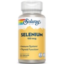 Solaray Selenium 100 mcg, 健康的な免疫システム, 甲状腺機能と抗酸化サポート, 完全菜食主義者の, ラボ検証済み, 60 日保証, 100 人前, 100 野菜