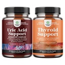 Uricの酸のクレンジングのための緑のコーヒー豆のエキスの束及びTurmeric Tartのチェリー及びCeleryの種およびL Tyrosine、Bladderwrack、Selenium及び純粋なashwagandhaのDatox