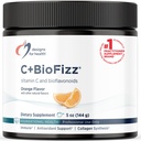 健康C + BioFizzyビタミンCドリンクパウダーバイオフラボノイド - 免疫 + 抗酸化サポート - ビーガン(36給/ 144g)
