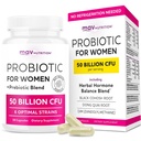 女性のためのプロバイオティクス | 腟、pH バランス & 消化の健康サポートのための 50 億 CFU | プレバイオティクス ・ ホルモン バランスのブレンドの女性のプロバイオティクス | 第三部テスト済み, ビーガン & グルテンフリー | 30 Ct