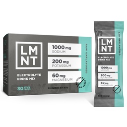 LMNTゼロシュガー電解液 - 生の風味の塩 | ドリンクミックス | 30カウント