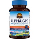 Vitalitown Alpha GPC Supplement 600 mg, Bioavailable Source of Choline, Acetylcholine Precursor, Non-GMO, for Brain Health, Memory, Focus & Cognitive Support, 60 Veg Caps