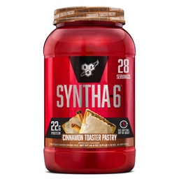 BSN SYNTHA-6 繊維の6g、Whey Protein、Micellar Casein、ミルクプロテイン アイソレートブレンド、5g脂肪、シナモントーアスターペストリー、28サービング(パッケージ5月Vary)